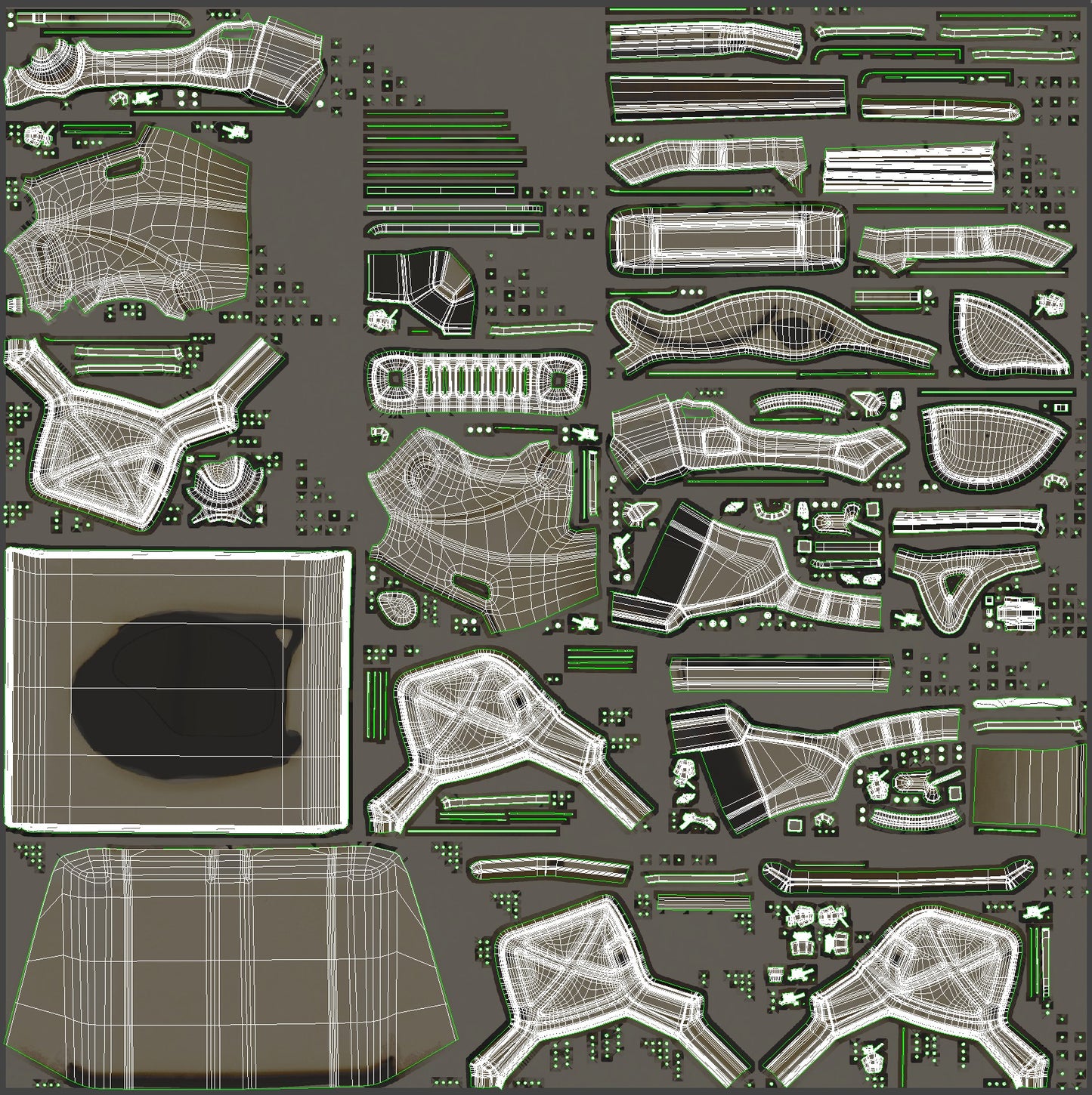 HMMWV Hummer Military Vehicle 3D Model