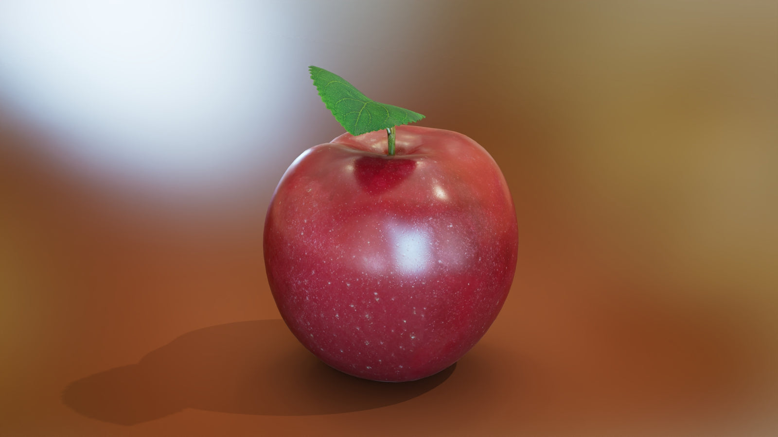 Red Apple 3D Model 360° view 2 frame 6