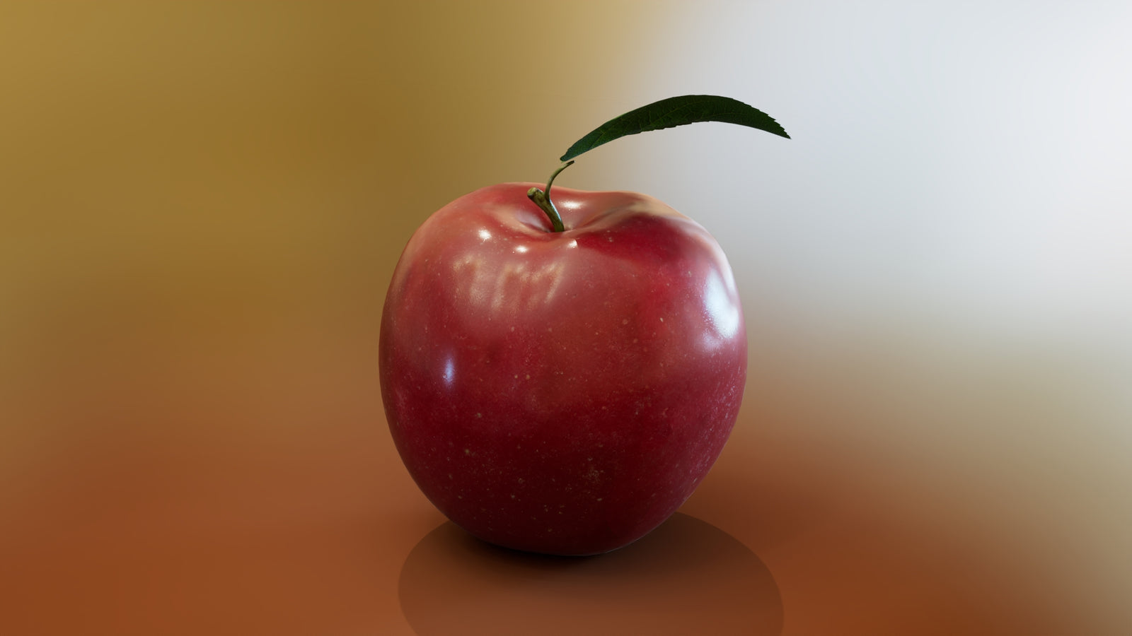 Red Apple 3D Model 360° view 2 frame 16
