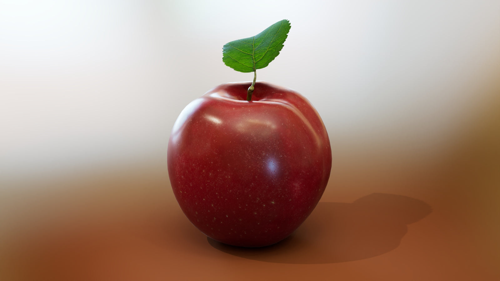 Red Apple 3D Model 360° view 2 frame 25
