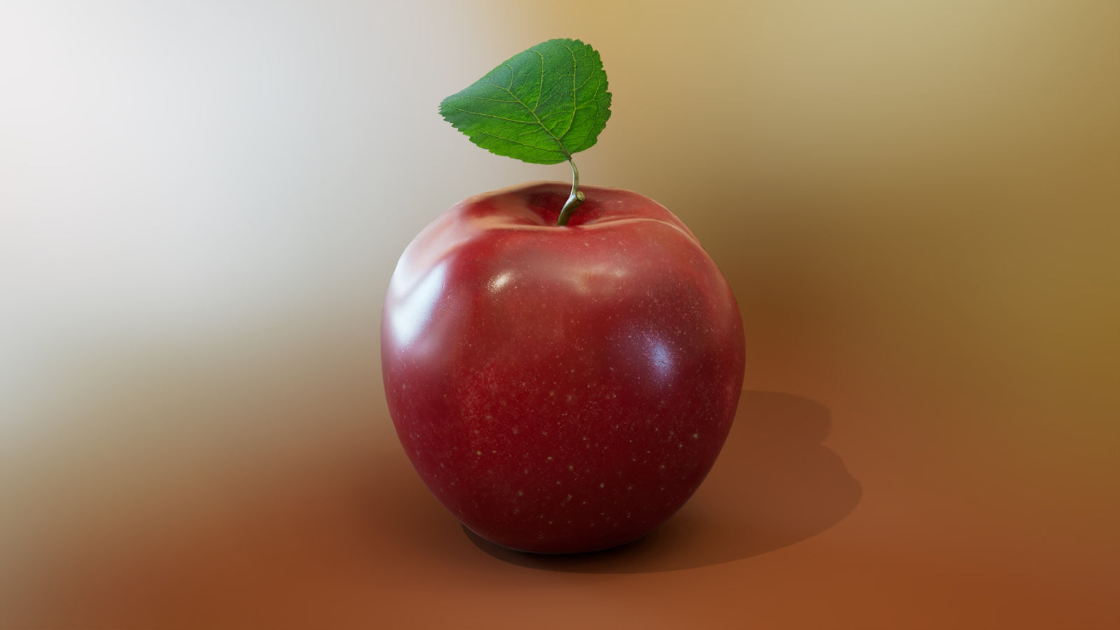 Red Apple 3D Model 360° view 2 frame 28