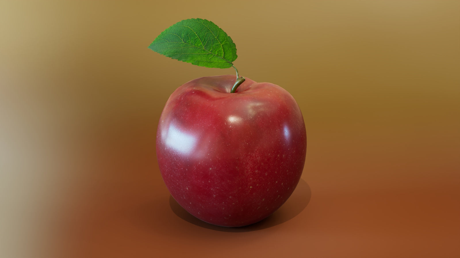 Red Apple 3D Model 360° view 2 frame 32