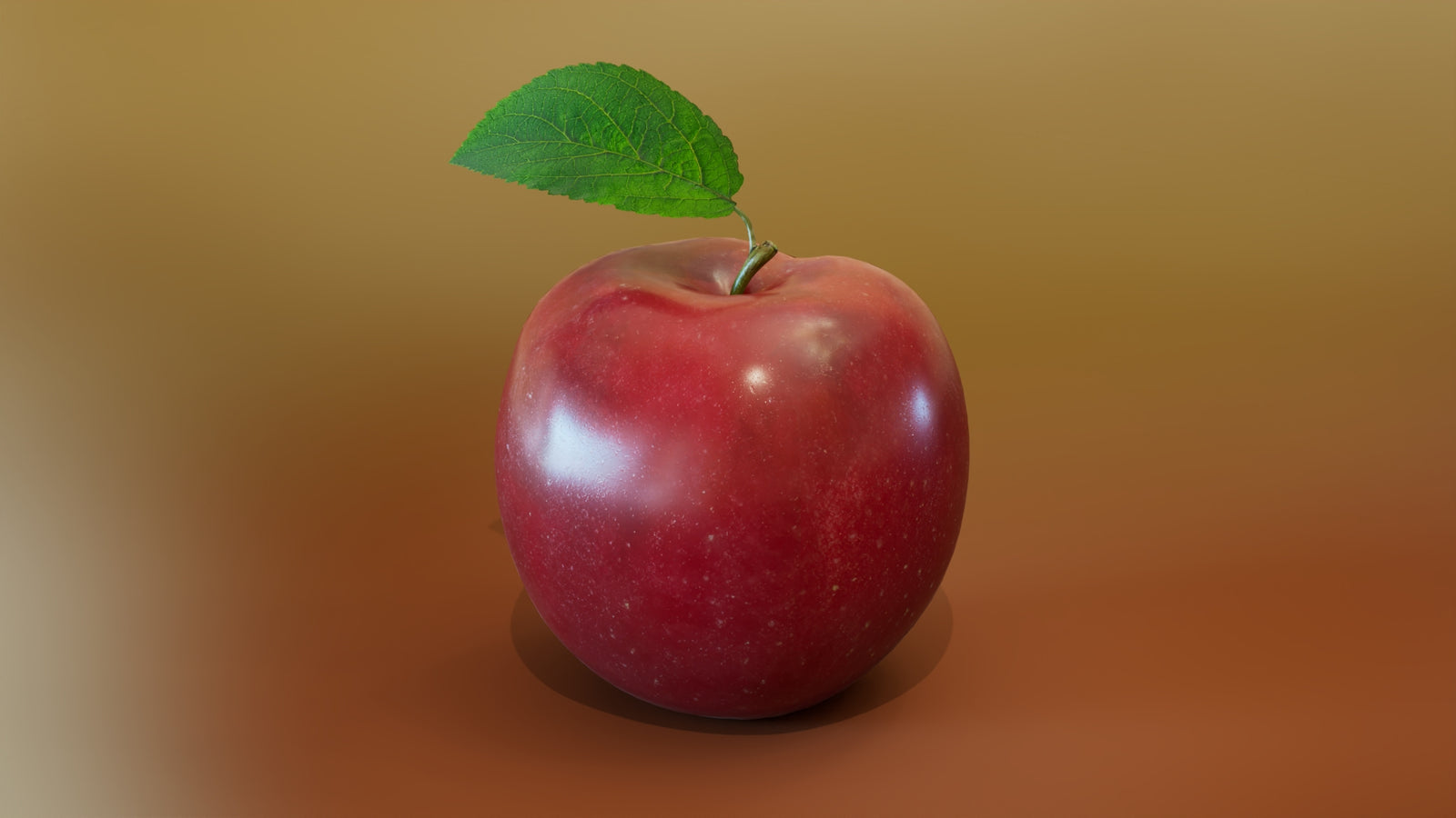 Red Apple 3D Model 360° view 2 frame 33
