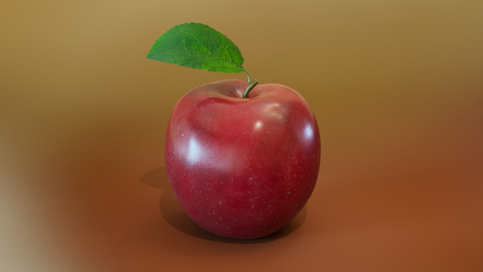 Red Apple 3D Model 360° view 2 frame 34