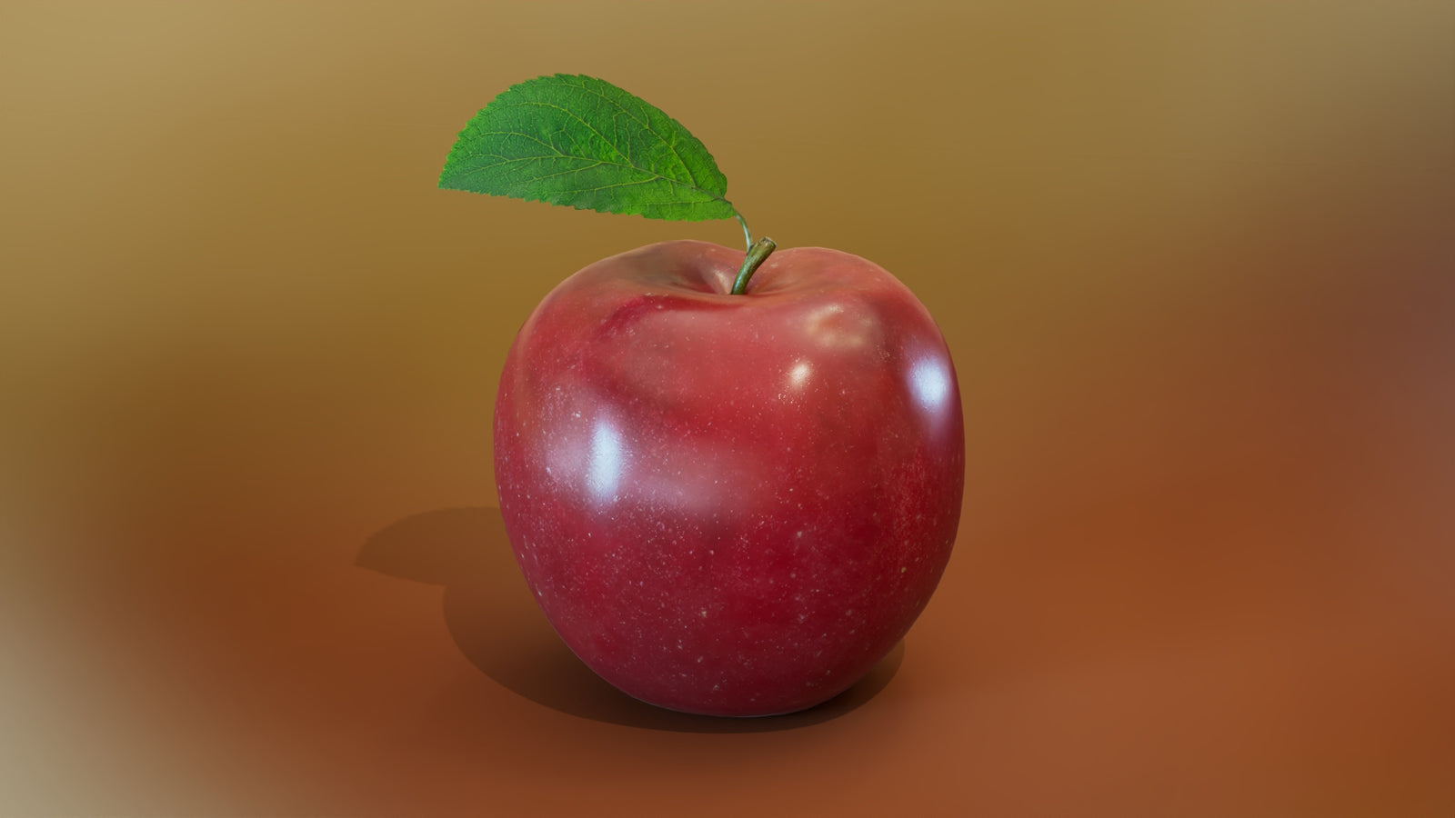 Red Apple 3D Model 360° view 2 frame 35