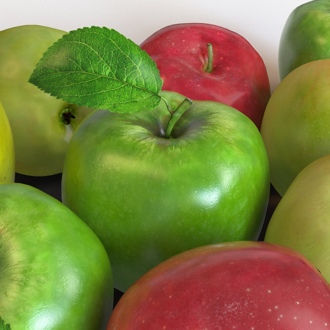Apples Fruit 3D Models