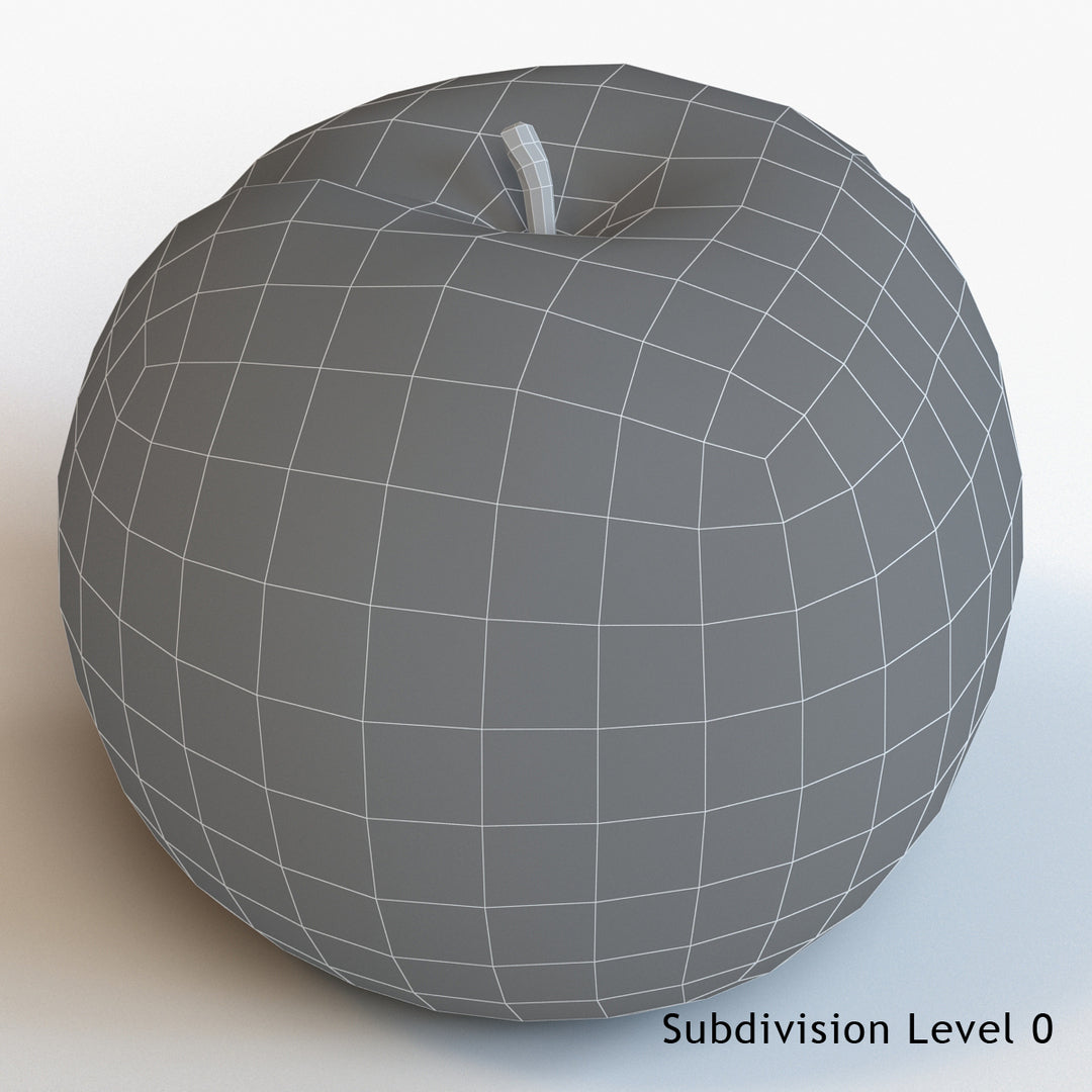 Apples Fruit 3D Models