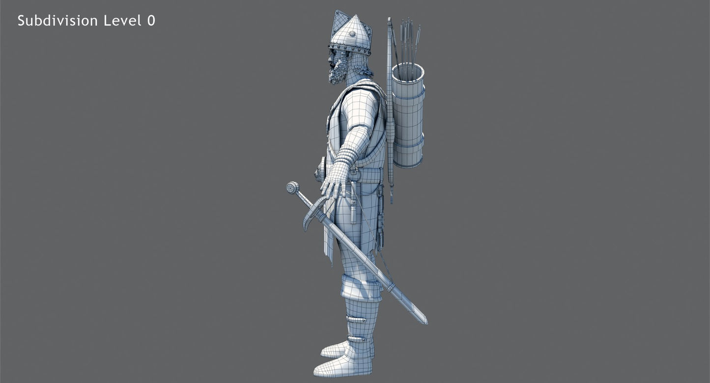 Archer 3D Model