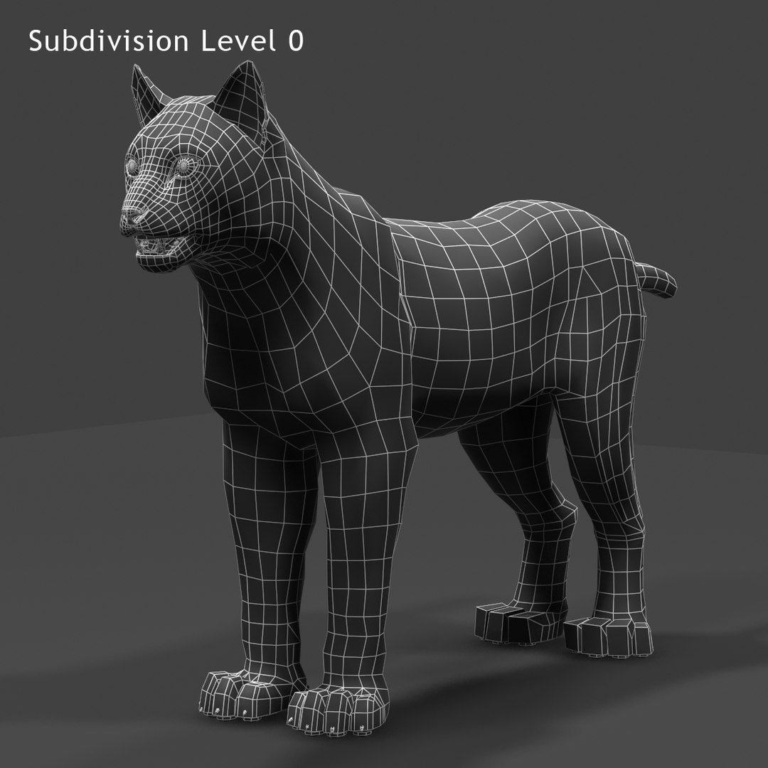 Eurasian Lynx 3D Model