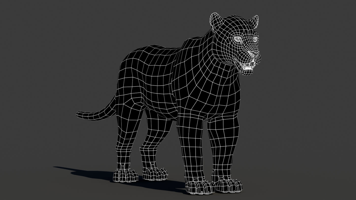 Jaguar 3D Model