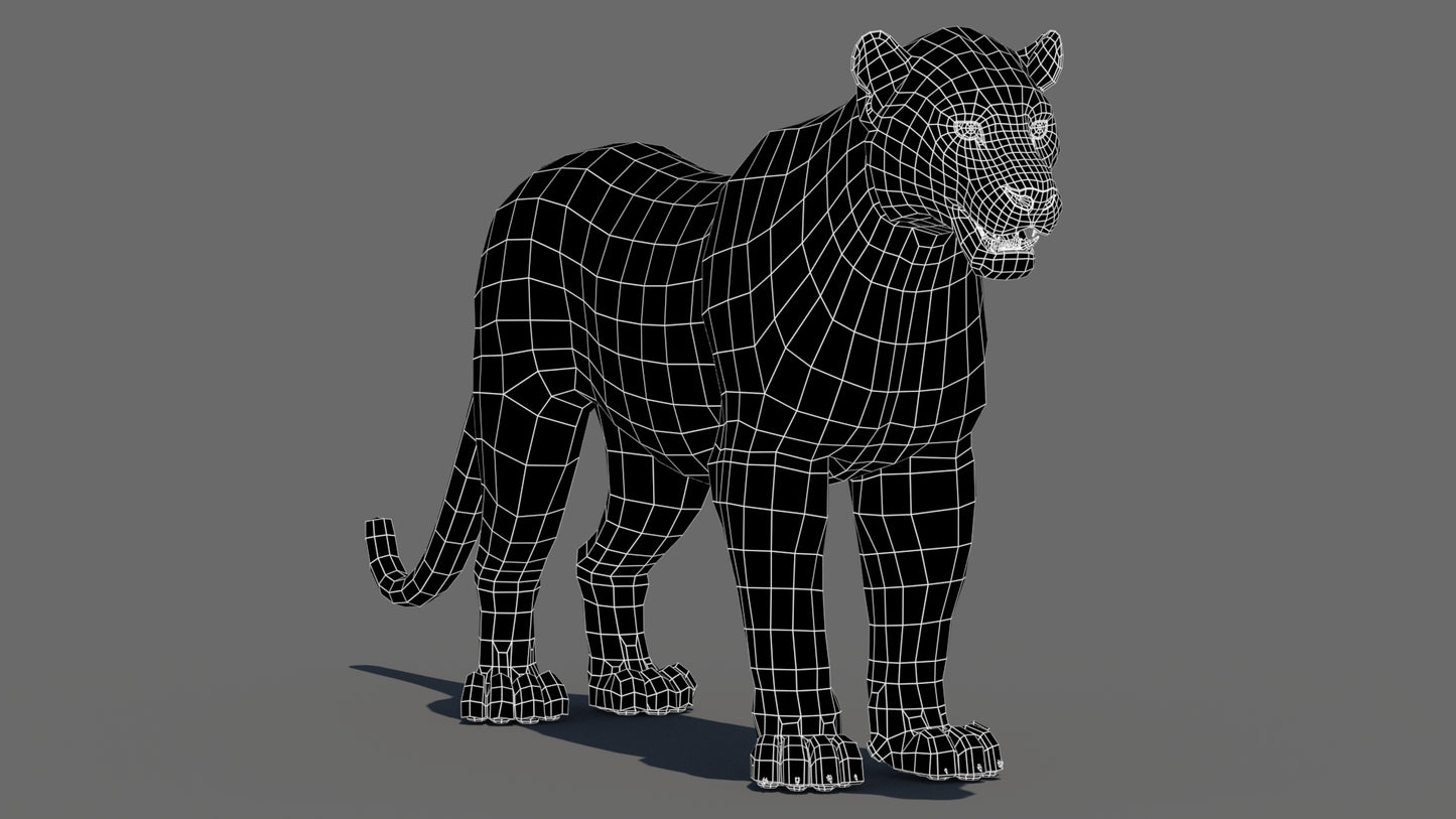 Leopard 3D Model