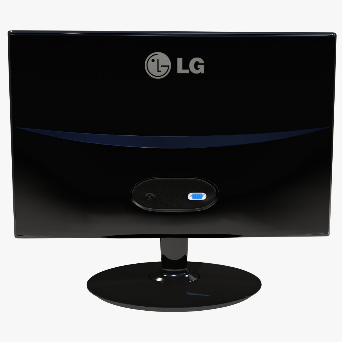 Black Computer 3D Model