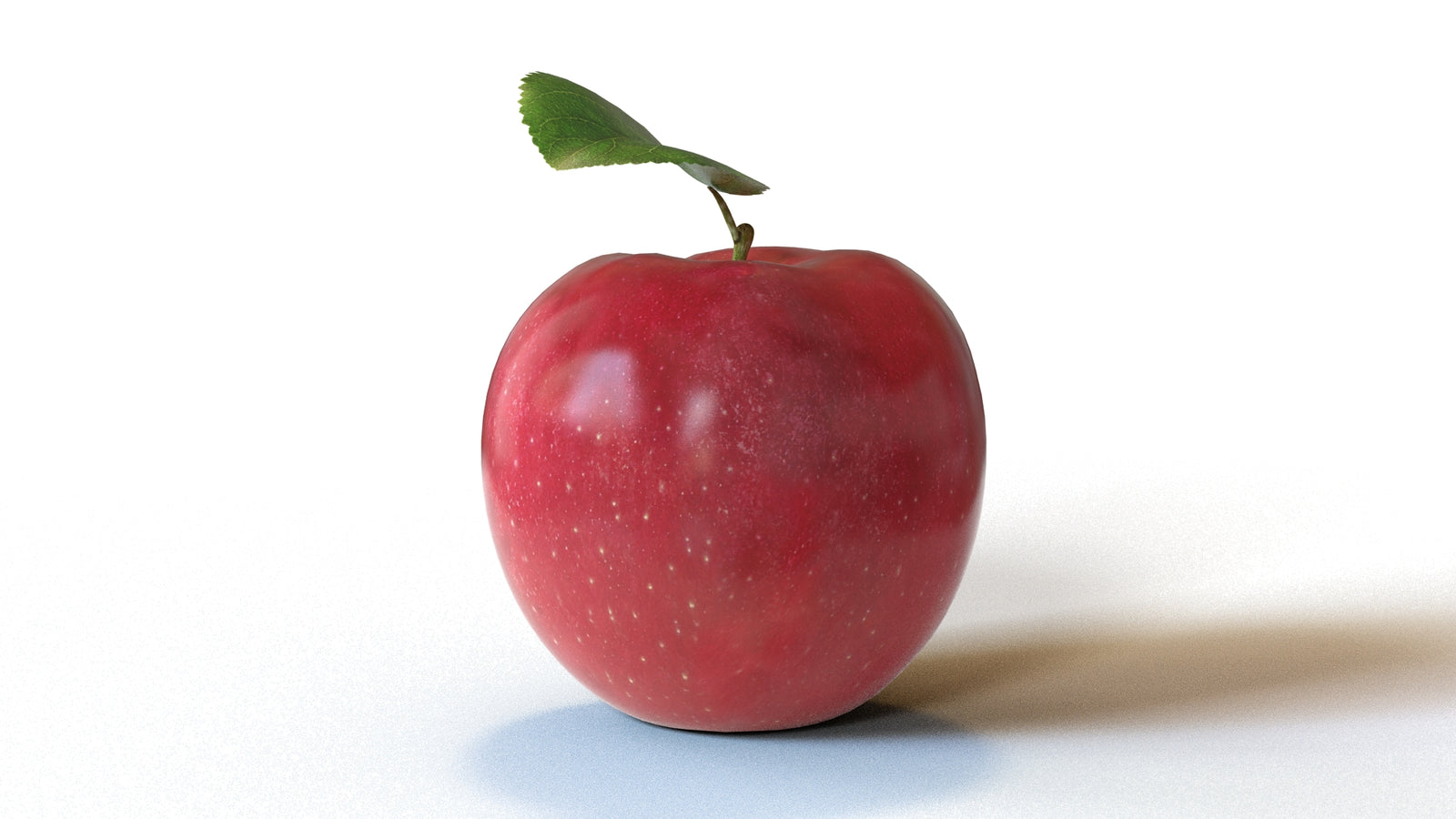 Red Apple 3D Model 360° view 1 frame 4