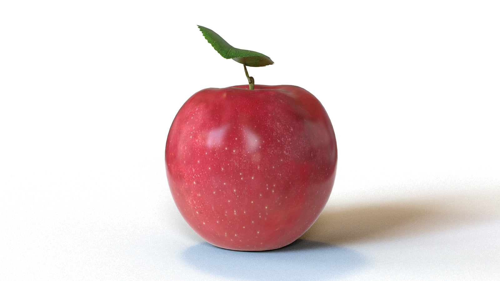 Red Apple 3D Model 360° view 1 frame 6