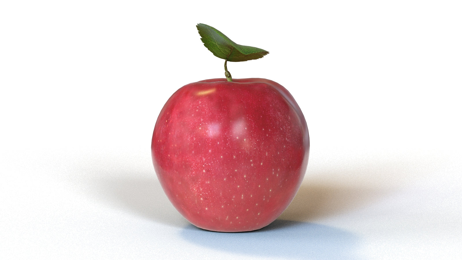 Red Apple 3D Model 360° view 1 frame 8
