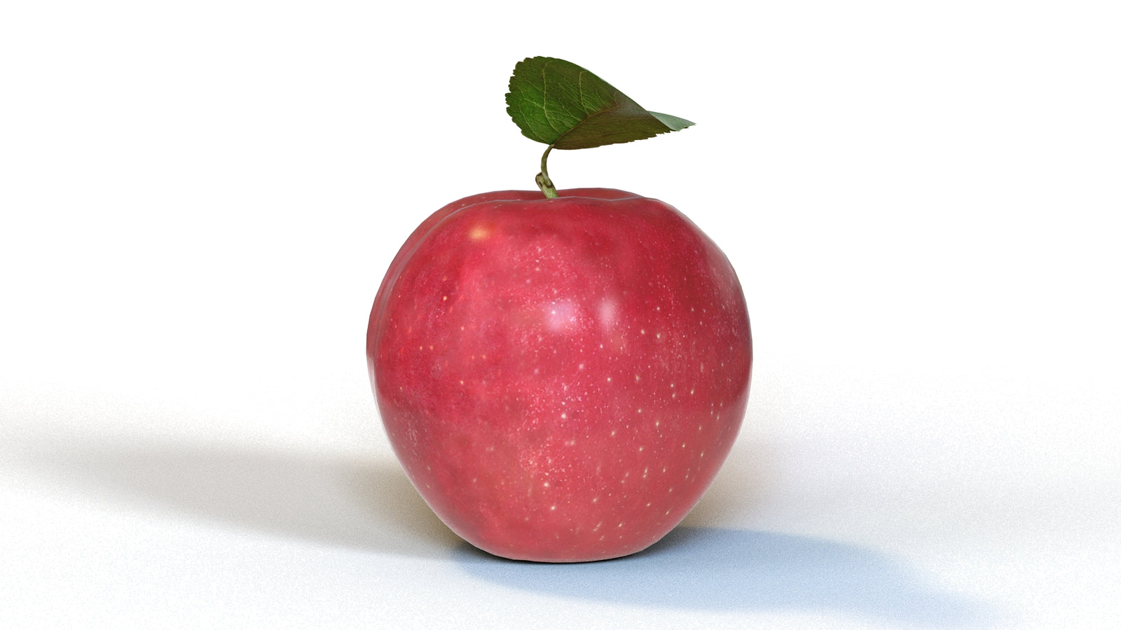Red Apple 3D Model 360° view 1 frame 10