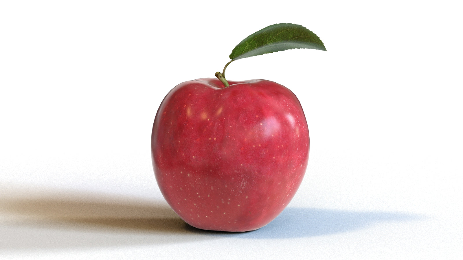 Red Apple 3D Model 360° view 1 frame 16