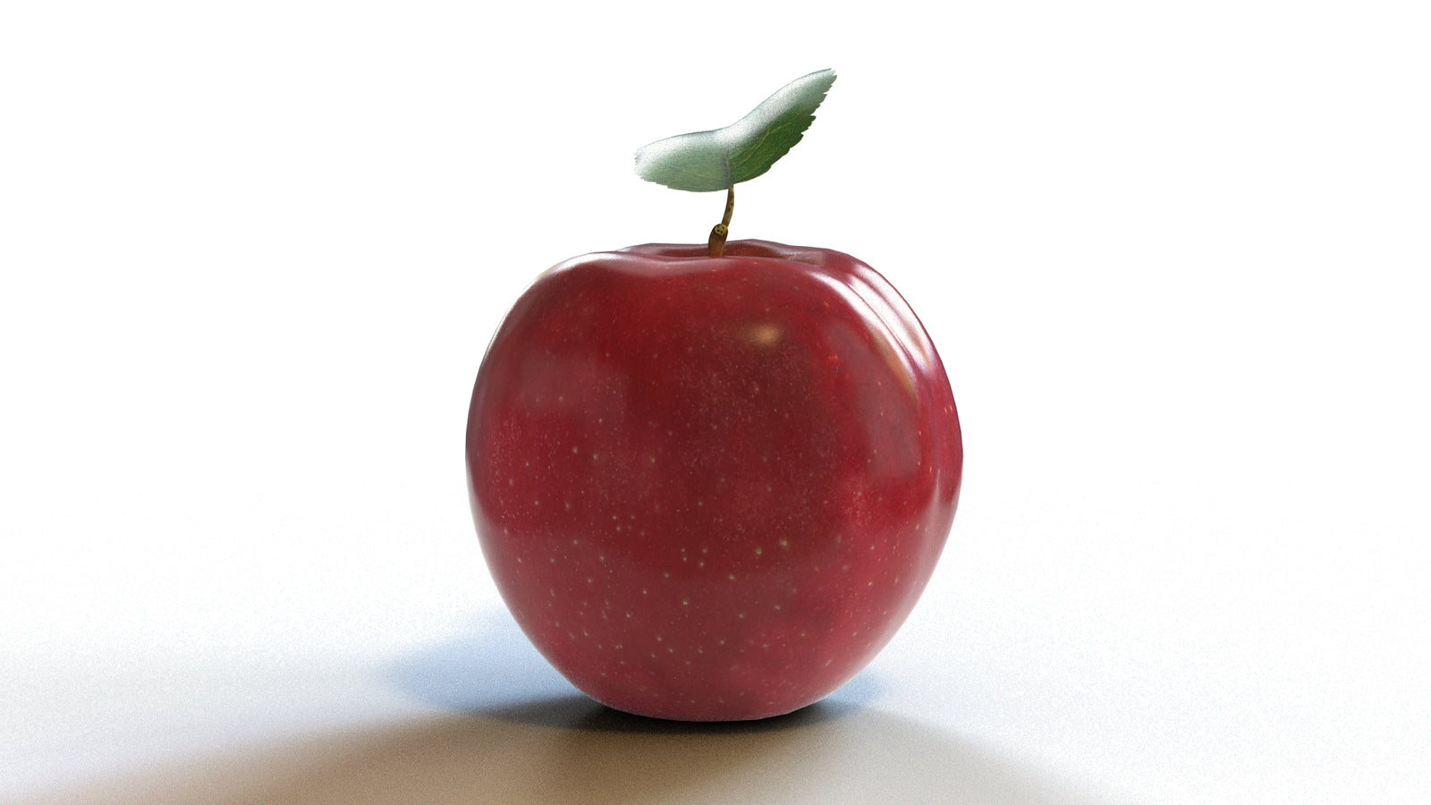 Red Apple 3D Model 360° view 1 frame 25