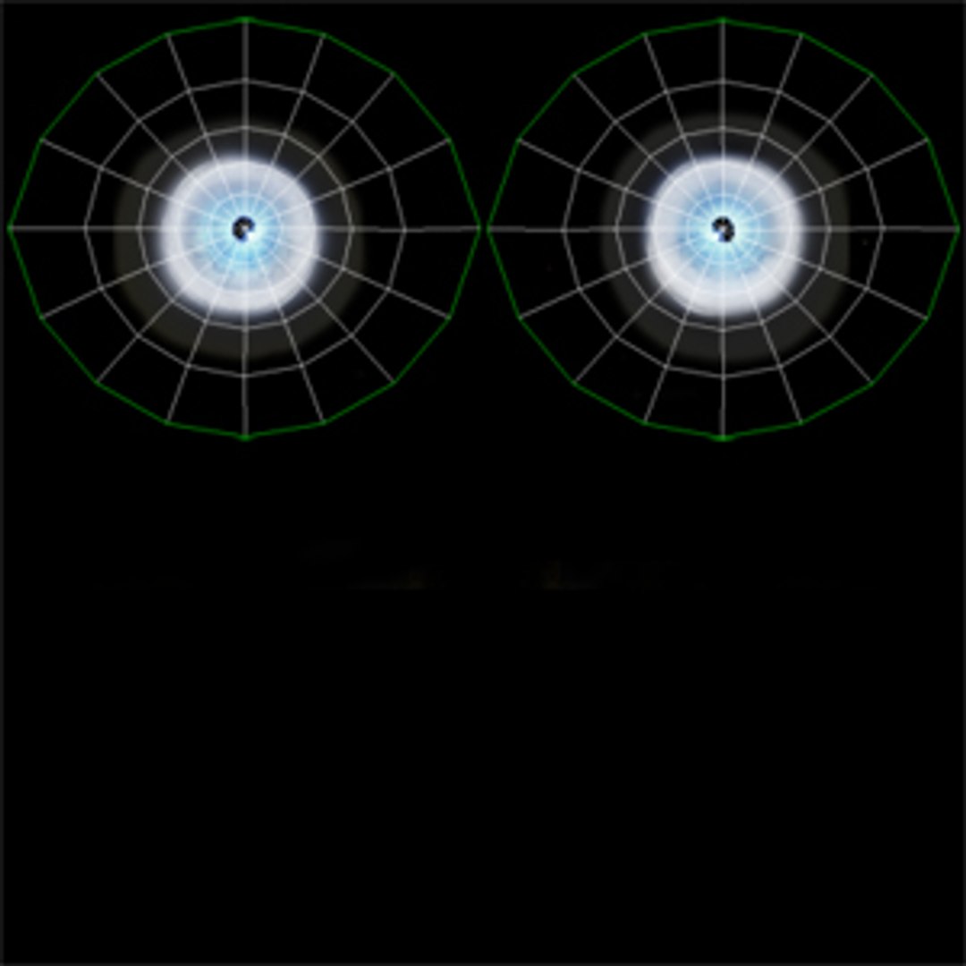 Rigged Siberian White Tiger 3D Model Eyes UVs