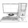 Desktop Computer: Personal Computer 3D Model for Download - 29$ 