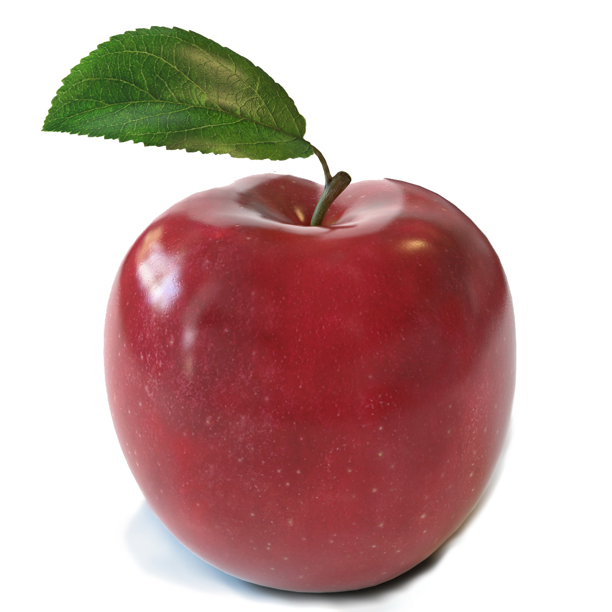 Red Apple 3d Model  - 1
