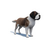 Saint Bernard: Saint Bernard 3D Model for Download - 149$ 