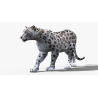 Animated Snow Leopard: Animated Snow Leopard 3D Model for Download - 89$ 