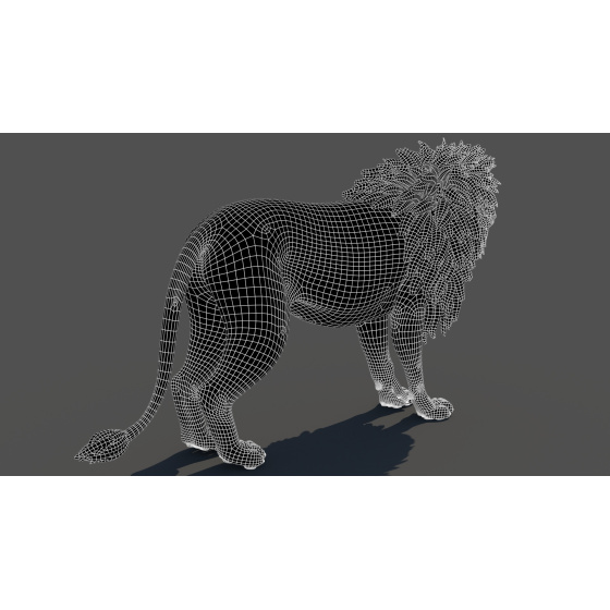 1. Rigged Snow Leopard 3D Model Maya for Download - 149$
