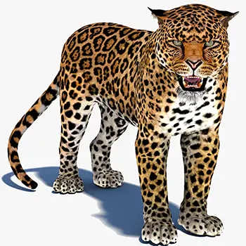Realistic Jaguar 3D Models for Download