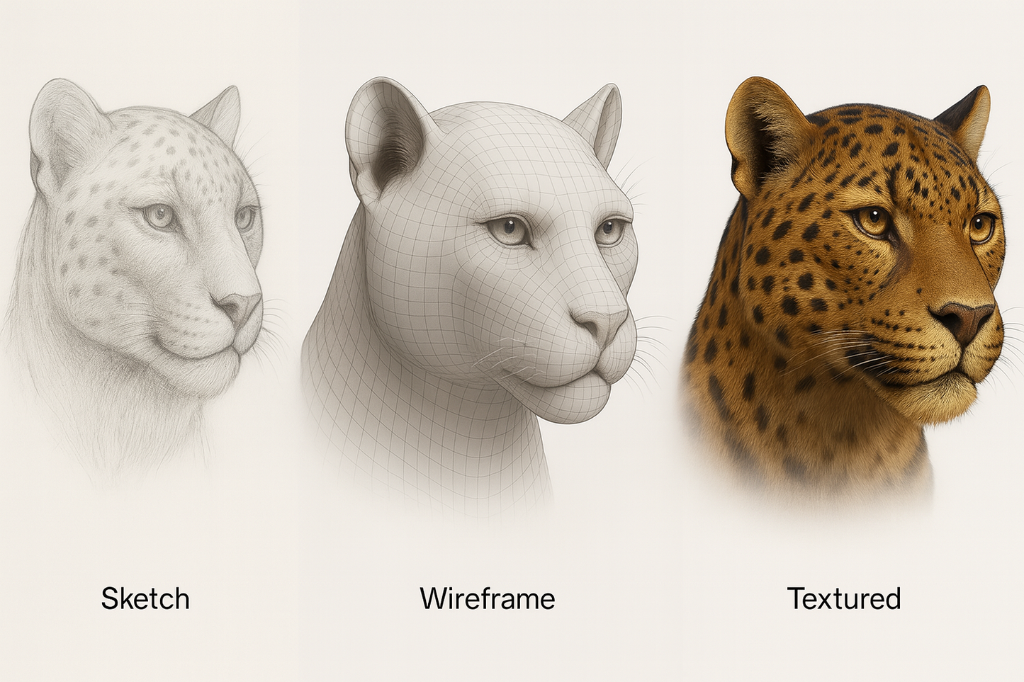 Custom Animal 3D Modeling Service (From Scratch)
