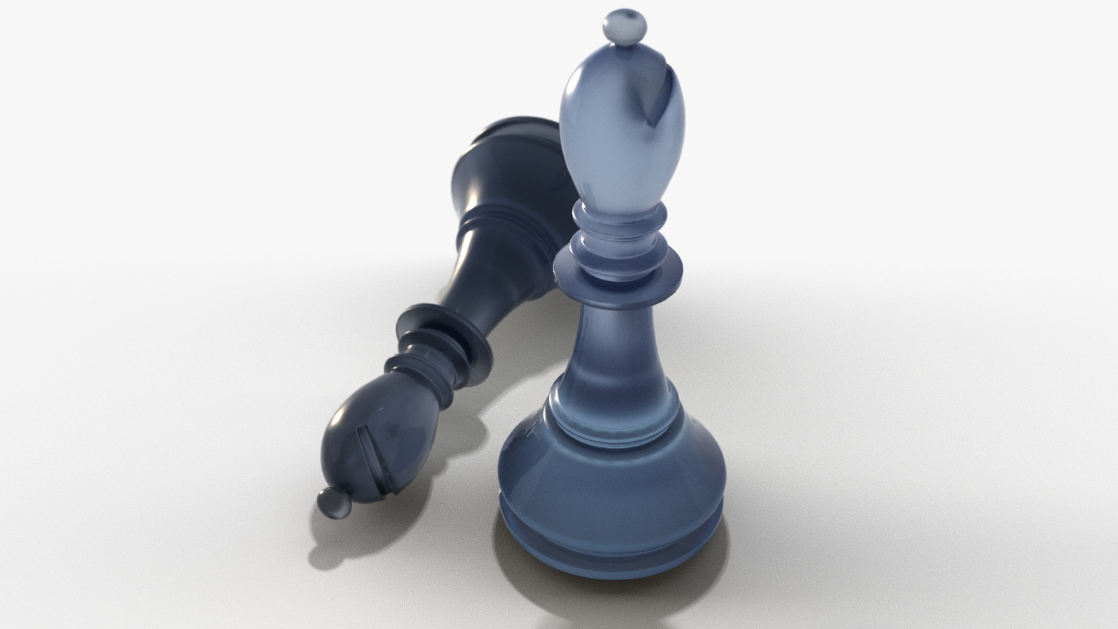 A realistic 3D model of the Bishop chess piece for Download