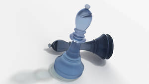 A realistic 3D model of the Bishop chess piece for Download Thumbnail
