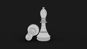 Bishop 3D Model Viewframe View - Subdivision Level 0 Thumbnail