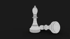 Bishop 3D Model Viewframe View - Subdivision Level 0 Thumbnail