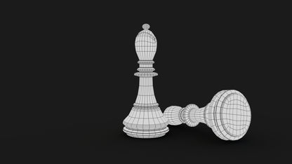 Bishop 3D Model Viewframe View - Subdivision Level 0