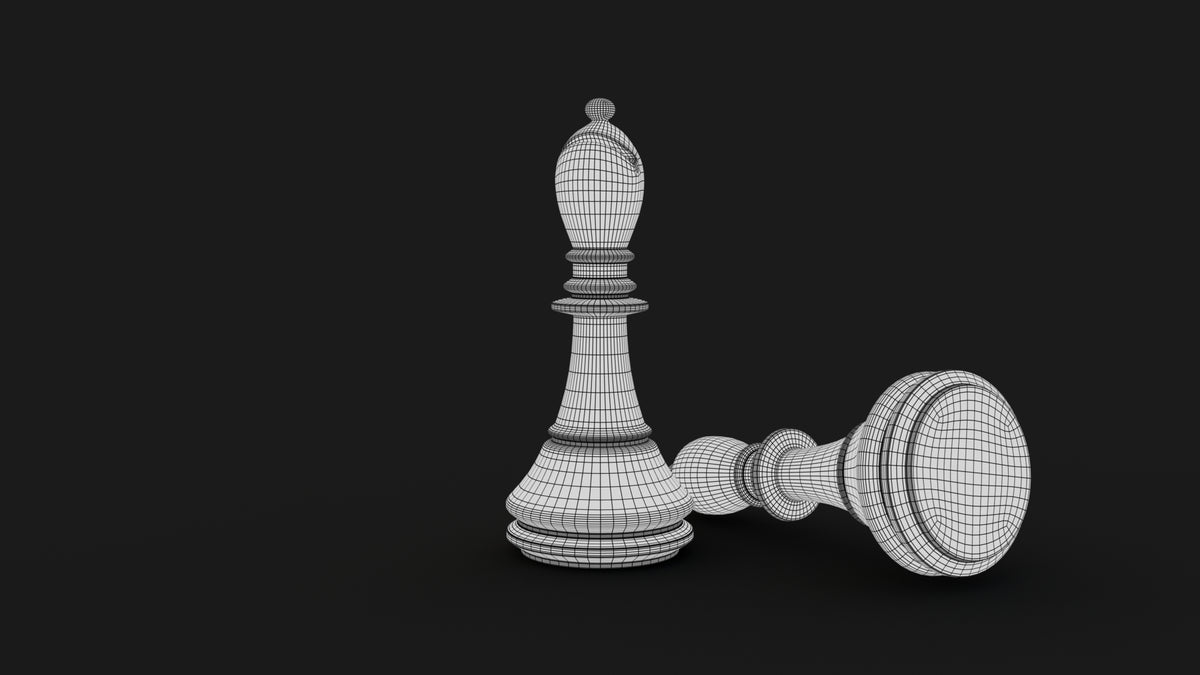 Bishop 3D Model Viewframe View - Subdivision Level 1