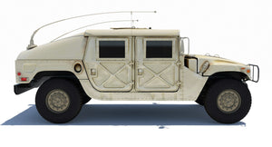 HMMWV Hummer Miliatry Vehicle 3D Model