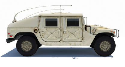 HMMWV Hummer Miliatry Vehicle 3D Model