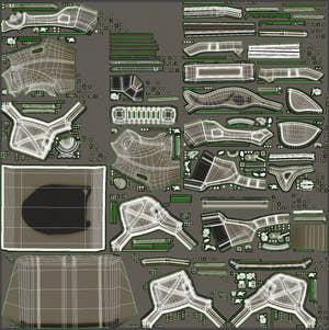 HMMWV Hummer Military Vehicle 3D Model Thumbnail