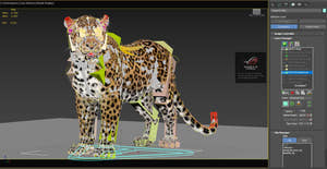  Leopard 3D Model Rigging Thumbnail