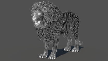 Lion 3D Model