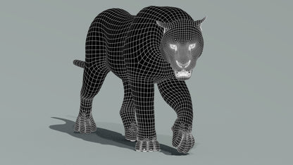 Tiger 3D Model Animated