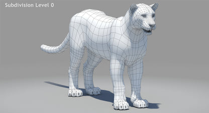 Big Cats 04 3D Model