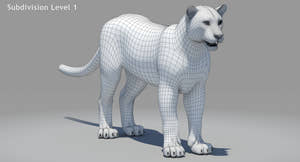 Big Cats 04 3D Model Thumbnail