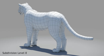 Big Cats 04 3D Model