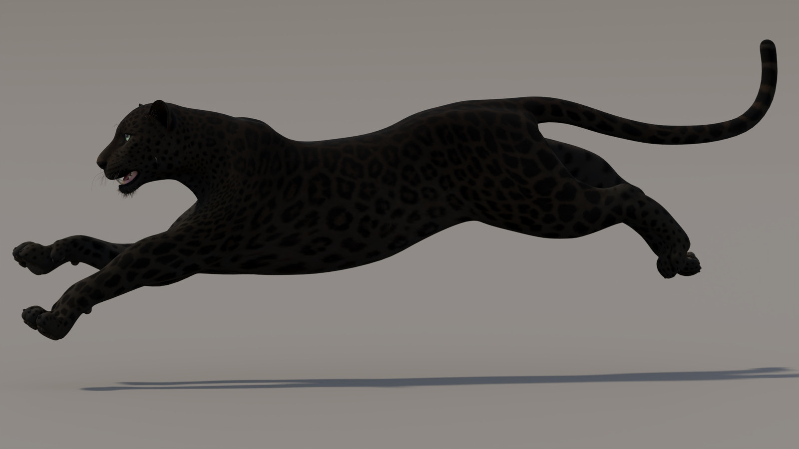 Running Black Panther 3D Model for Download