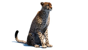 Animated Big Cat 3D Model - Lion, Tiger, Leopard, and cheetah - Hair and Fur | Bundle Thumbnail