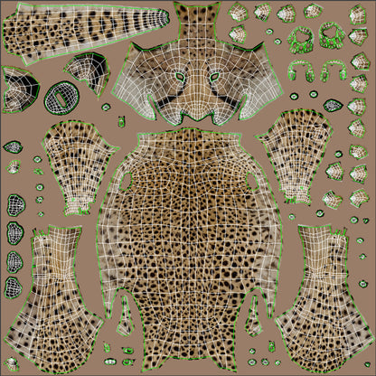 Big Cat 3D Model Rigged Animated Fur Bundle