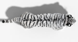 Animated Siberian White Tiger 3D Model with Fur Thumbnail