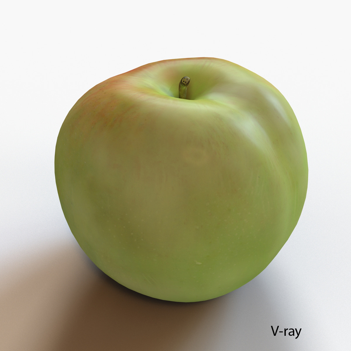 Apple Fruit 3D Model